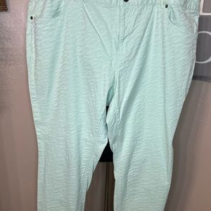 Light mint green pants